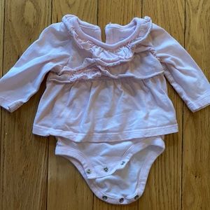Baby girl ruffle onesie